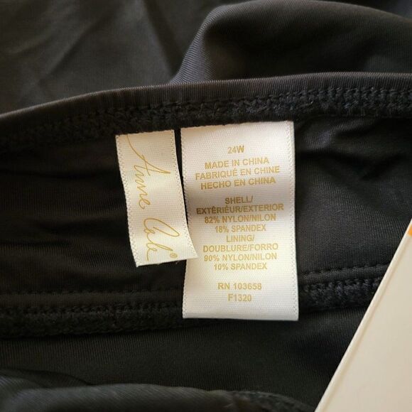 Anne Cole Plus Classic Skirt Swim Bottom (size 24W) - Picture 7 of 11